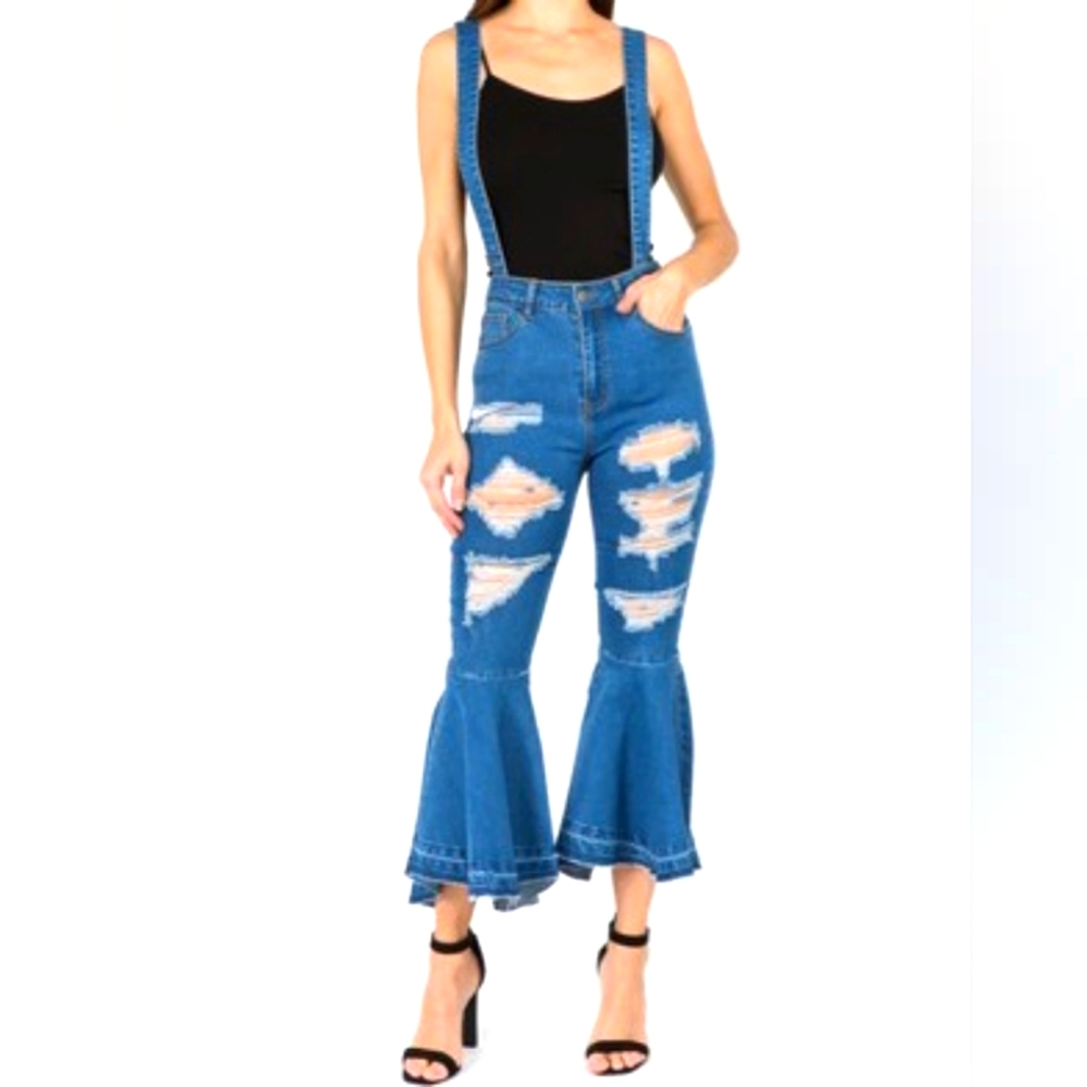 Denim Overalls